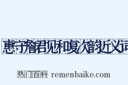 惠守詹君见和复次韵近义词是什么意思的图片